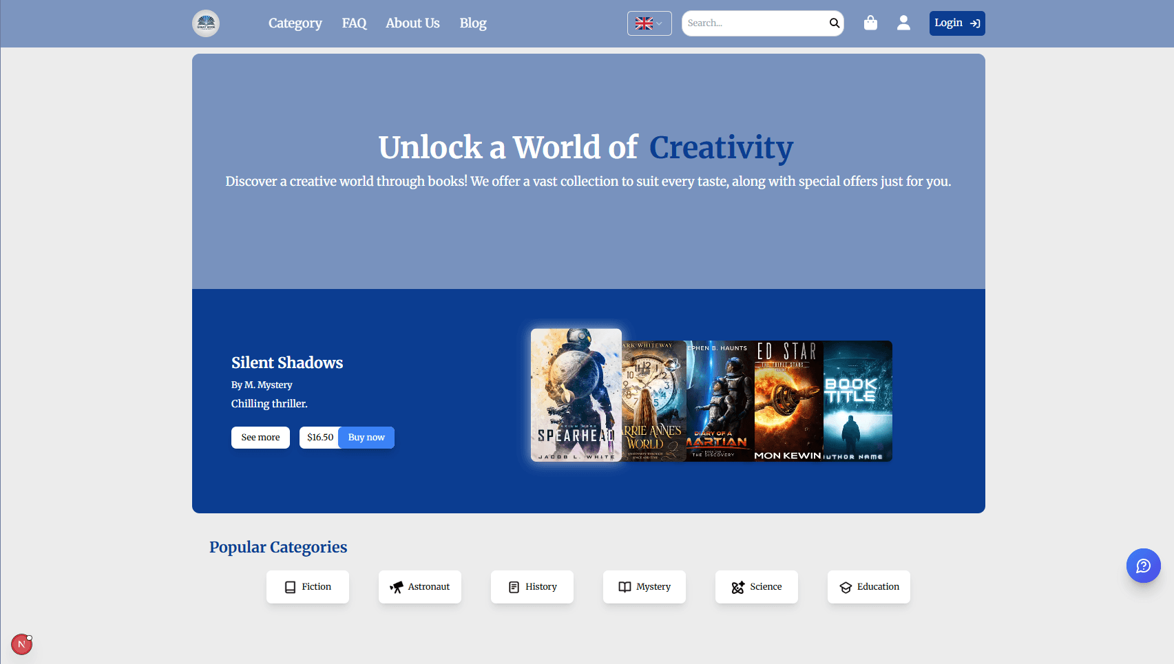 Online Bookstore Frontend