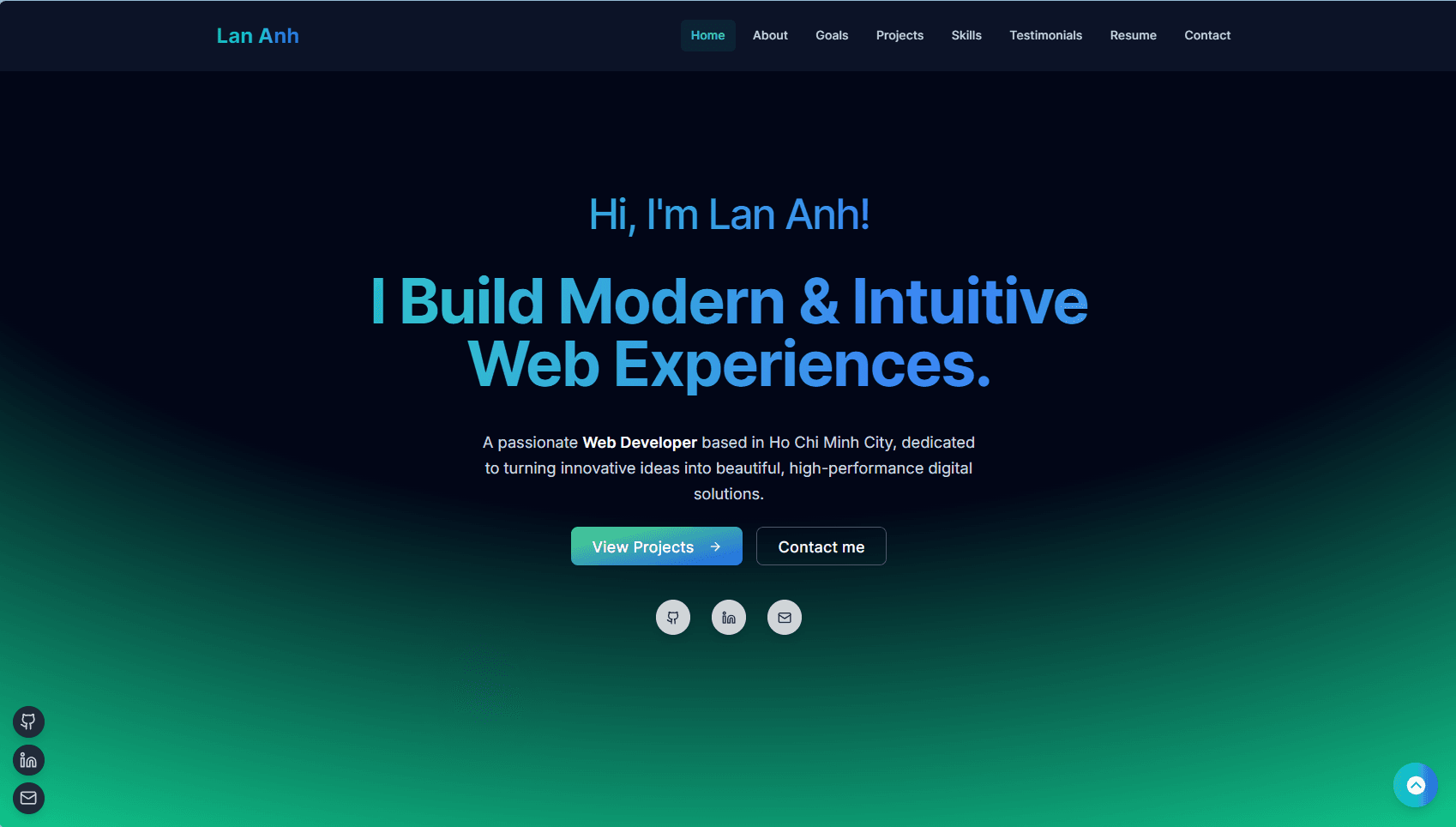 My Personal Portfolio Website